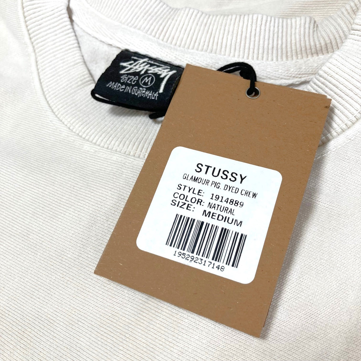 即納品＞STUSSY ステューシー GLAMOUR PIGMENT DYED CREW グラマー